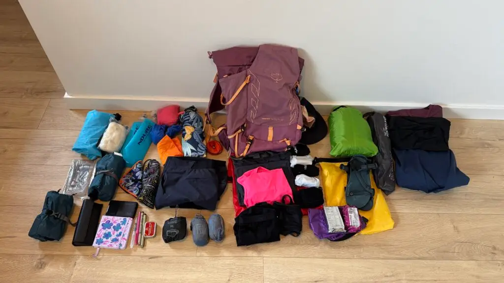 paklijst camino
